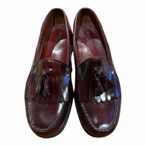 Vintage Bass Men's Dark Brown Tassel Loafers